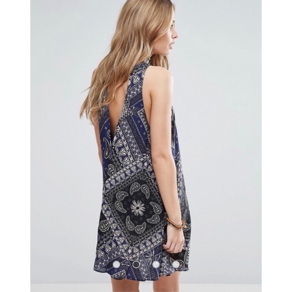 {SOLD} FREE PEOPLE Printed Beau Dress Scarf Print - Picture 2 of 9